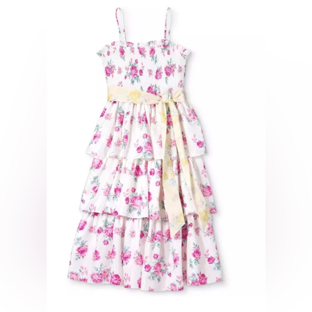 LOVESHACKFANCY X TARGET Hard To Find Pink and White Dress S Women’s RARE…